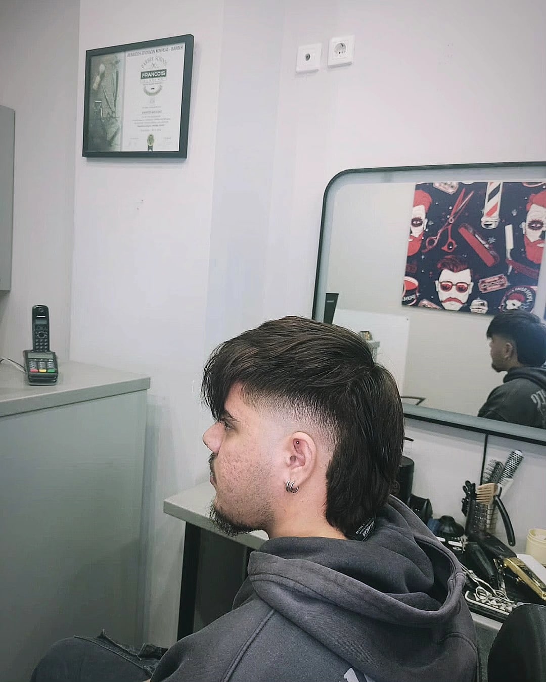 Mullet με fade